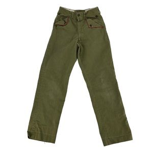Boys Scouts Of America Pants Youth 22x27 Olive‎ Green Scout Hiking Adventure